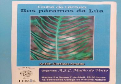 Obradoiro e clube de lectura «Nos páramos da Lúa» de Antón Cortizas