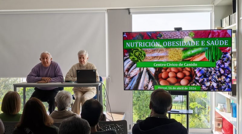 NOVA SESIÓN EN CANIDO DO CICLO “FALAR SEN CANCELAS”, DEDICADA Á NUTRICIÓN E Á SAÚDE